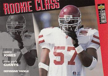 Cedric Jones New York Giants 1996 Upper Deck Collector's Choice NFL Rookie Card - Rookie Class #5
